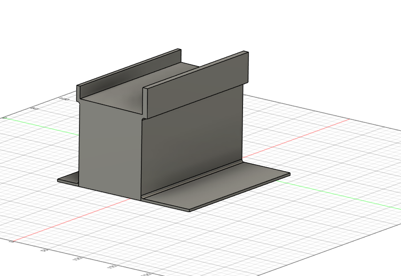 Second TV stand iteration with solid walls