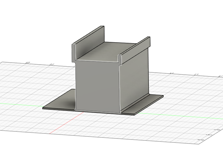 Rear view of second TV stand iteration
